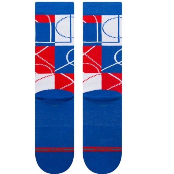 STANCE MEN’S GENUINE NBA MERCHANDISE CREW SOCKS LARGE PHIL 76 - ZONE PHI NWT - Picture 3 of 4